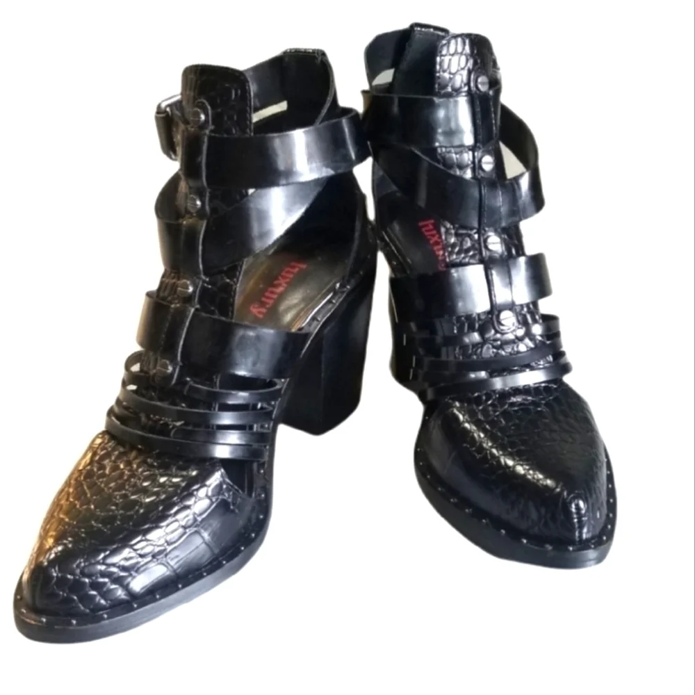 LUXURY Rebel Shoes, Color Black, Size 36